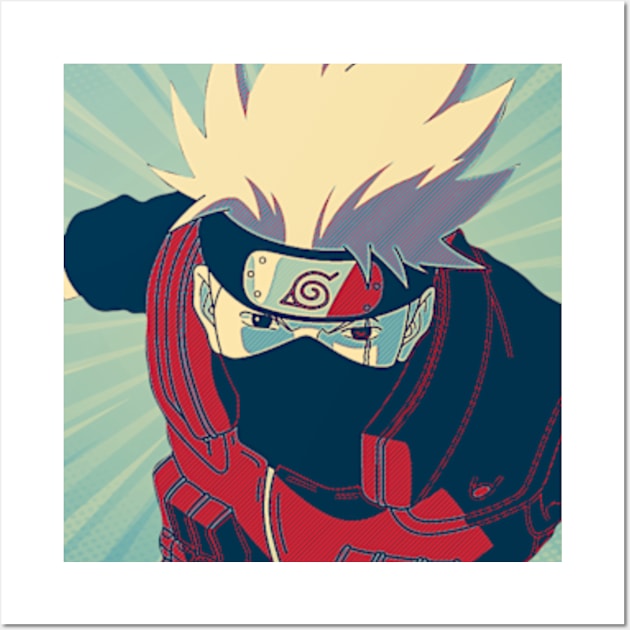 kakashi Wall Art by DinoZard